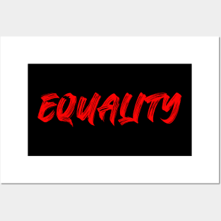 Equality Shirt Human Rights Political Protest Black Lives Matter Posters and Art